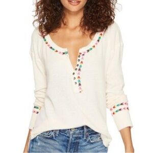 We The Free Rainbow Thermal Henley